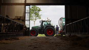 koeienstal mesttransport mestvervoer stalmest