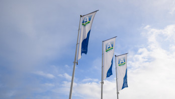 Vlaggen van A-ware Food Group, Nederlands zuivel- en voedingsmiddelenbedrijf