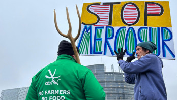 Actie in België tegen Mercosur