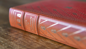 Vroege editie van Wealth of Nations van Adam Smith