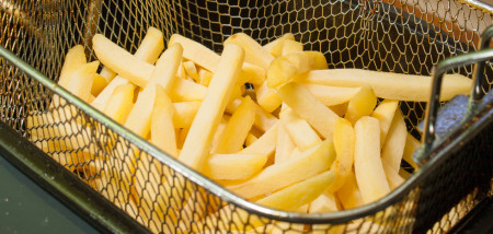 Diepvries aardappelfrites, kant-en-klare snack of bijgerecht