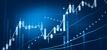 financieel grafiek beurs