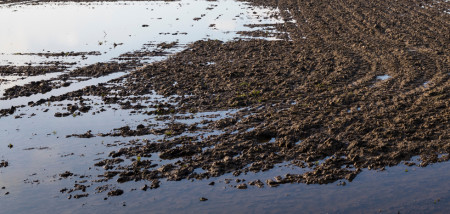 akkerbouw grond regen nat overstroming