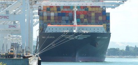 navire portuaire d'exportation