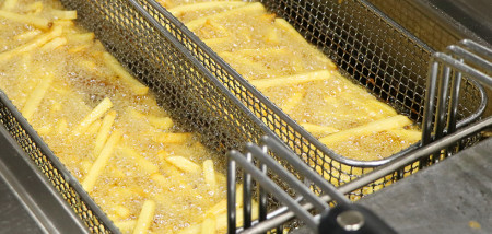 frites traitement de pommes de terre friture