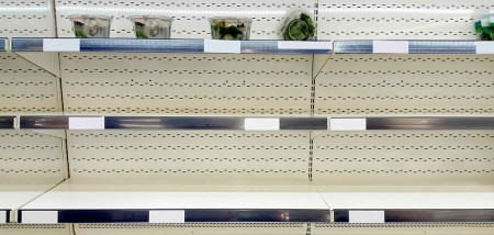 supermarkt Coronavirus hamsteren