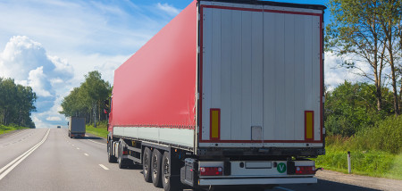 export verkeer vrachtwagens