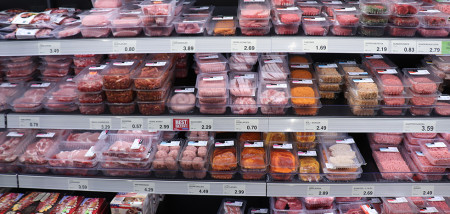 supermarkt varkensvlees vlees