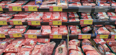 supermarkt varkensvlees Verenigde Staten vleesconsumptie