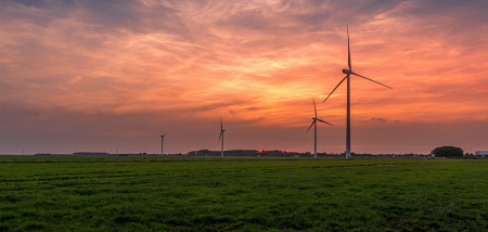 windenergie windturbine windmolen energie grasland