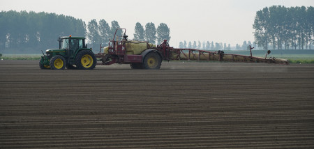 aardappelen spuiten driftreductie Luchtondersteuning