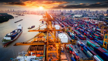 chaîne d'approvisionnement de la logistique des ports d'exportation
