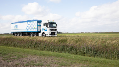 camions logistiques de transport AB Texel