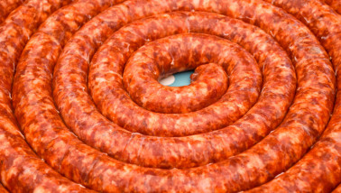 Verse worst van vlees, traditionele productie en verwerking van worst