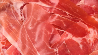 Verse stukken varkensvlees, ham