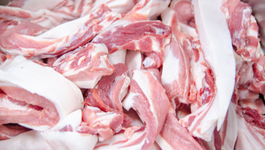 Verse stukken varkensvlees