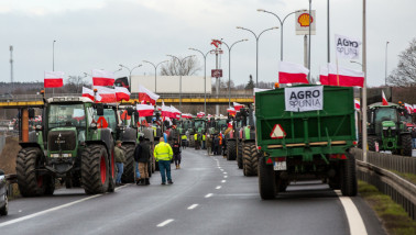 Boerenprotest in Polen