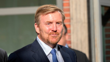 Koning Willem-Alexander van Nederland, portretfoto tijdens publieke verschijning