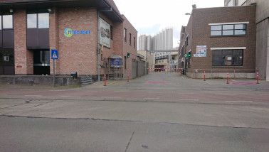 Milcobel zuivelverwerkingslocatie in Moorslede, België, productie van kaas en andere zuivelproducten