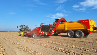 Oogst van Uien, akkerbouw