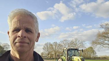 Hubert Linders uit Nederweert, Limburg, deelnemer aan Boerenbusiness Gewastour