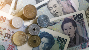 Japanse yen bankbiljetten en munten, officiële valuta van Japan