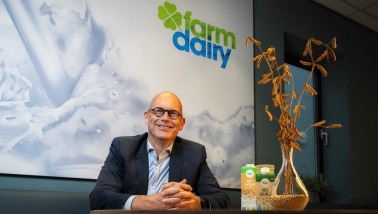 Arend Bouwer, algemeen directeur van Farm Dairy, Nederlands zuivelverwerkingsbedrijf