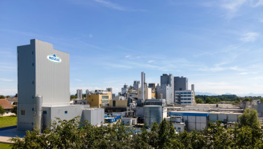 Meggle dairy company in Wasserburg, Germany