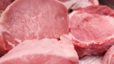 Vers varkensvlees voor consumpte
