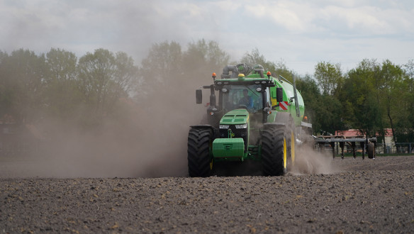 John Deere drijfmest injecteren