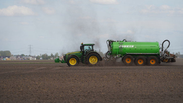 John Deere drijfmest injecteren