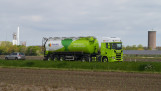 Groene tankwagen van Cosun Beet Company