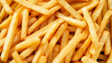Vers gebakken frites, aardappelproduct