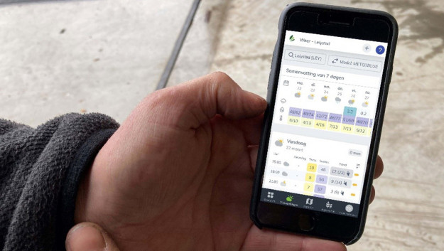 Swipen tussen weermodellen - Aangeboden door Sencrop - Boerenbusiness.nl